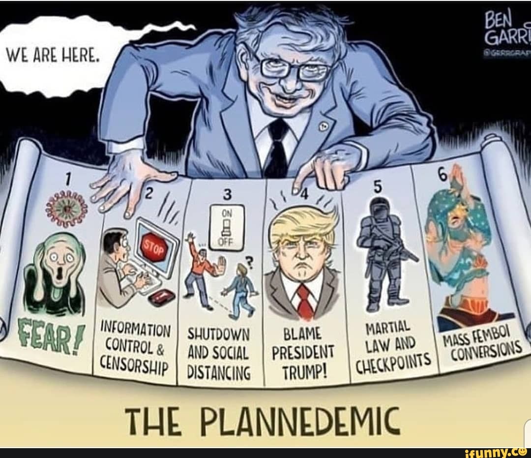 cupexpownts I CON
INFORMATION I suUTDOWN I BLAME AND SOCIAL I PRESIDENT ORSHIP DISTANCING I TRUMP!
THE PLANNEDEMIC