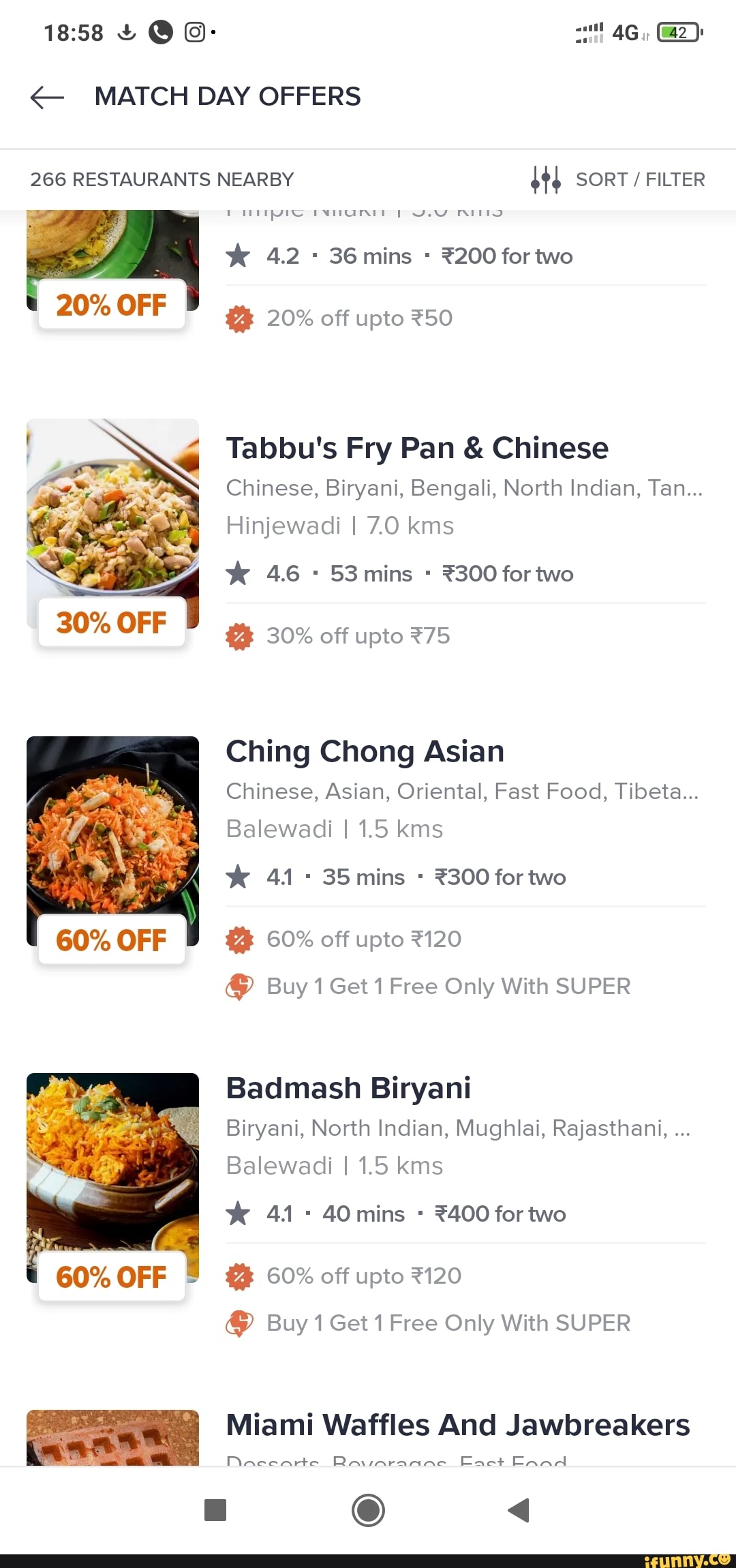Match Day Offers 266 Restaurants Nearby Sort Filter 4 2 36 Mins 200 For Two 20