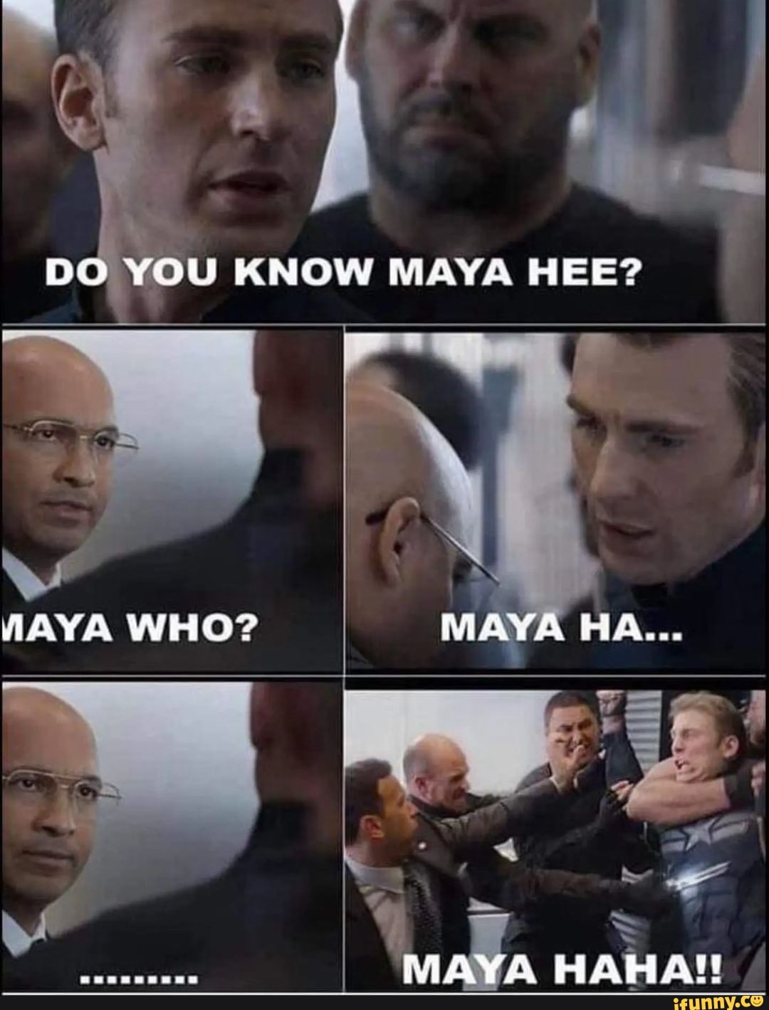 Maya Hee Maya Hoo Maya Ha Ha DO YOU KNOW MAYA HEE? AYA WHO? MAYA MAYA HAHA! - iFunny Brazil