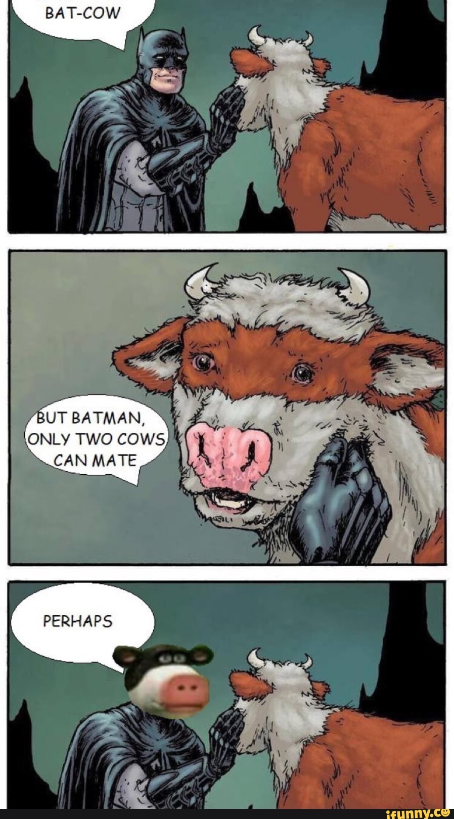 Batcow memes. Best Collection of funny Batcow pictures on iFunny Brazil