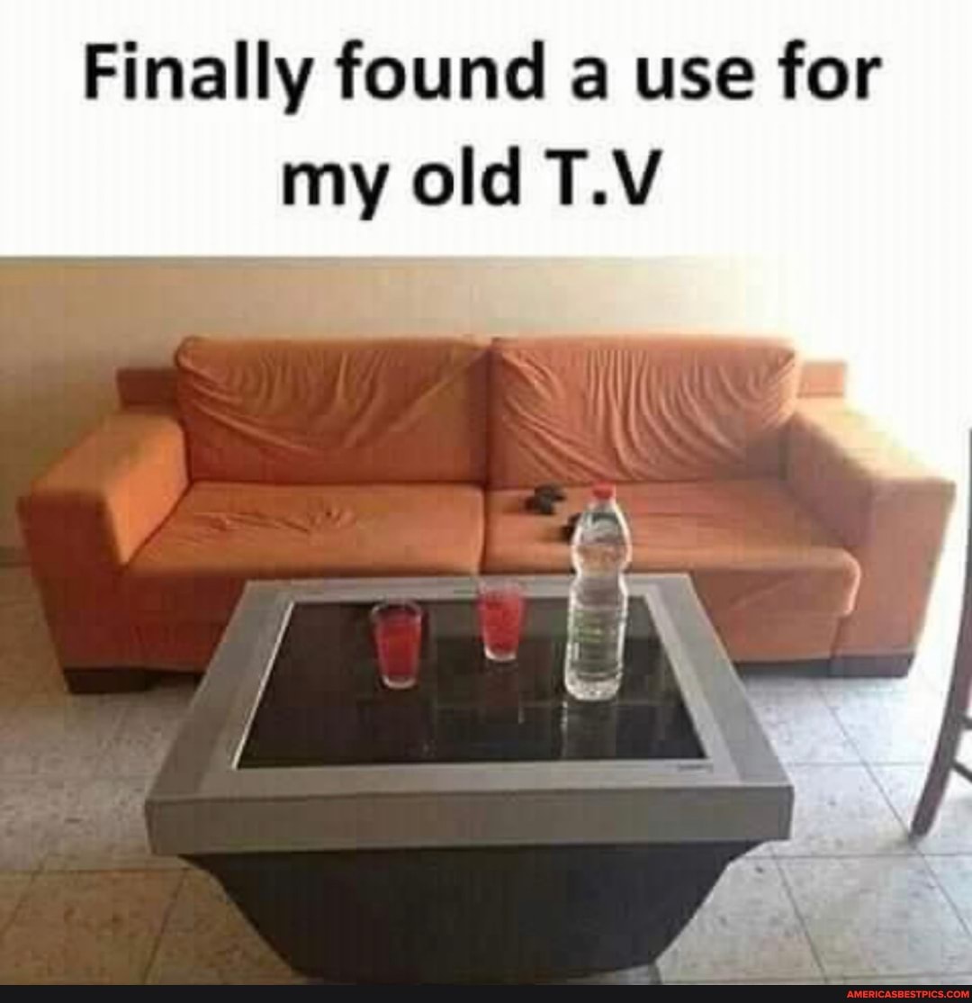 Finally found a use for my old T.V