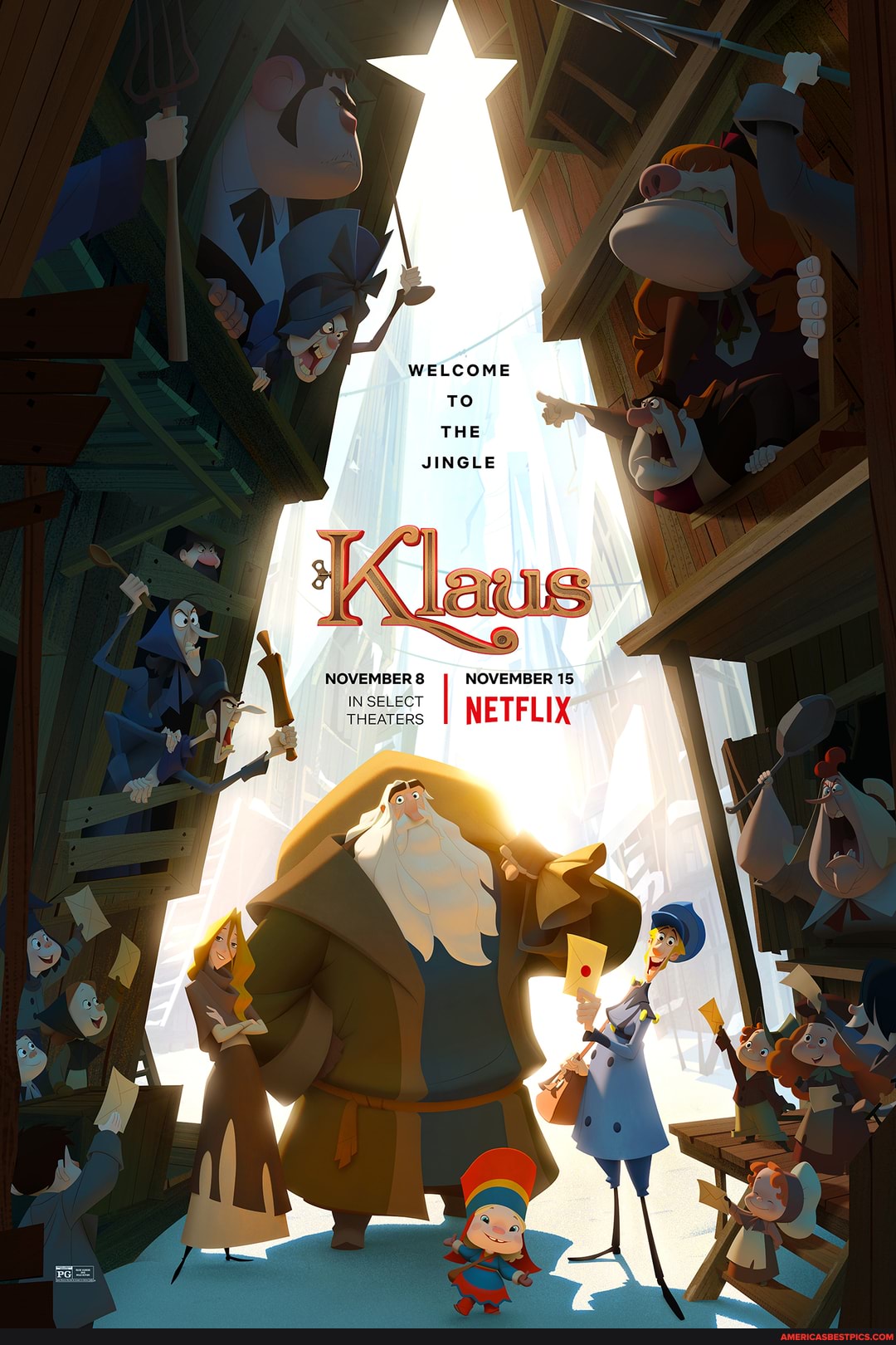 WELCOME TO THE JINGLE
NOVEMBER NOVEMBER 15
IN SELECT I NETFLIX