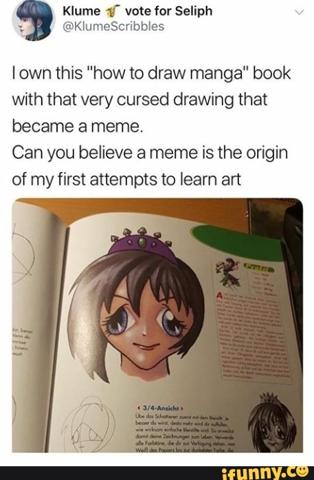 I Own This How To Draw Manga Book With That Very Cursed Drawing