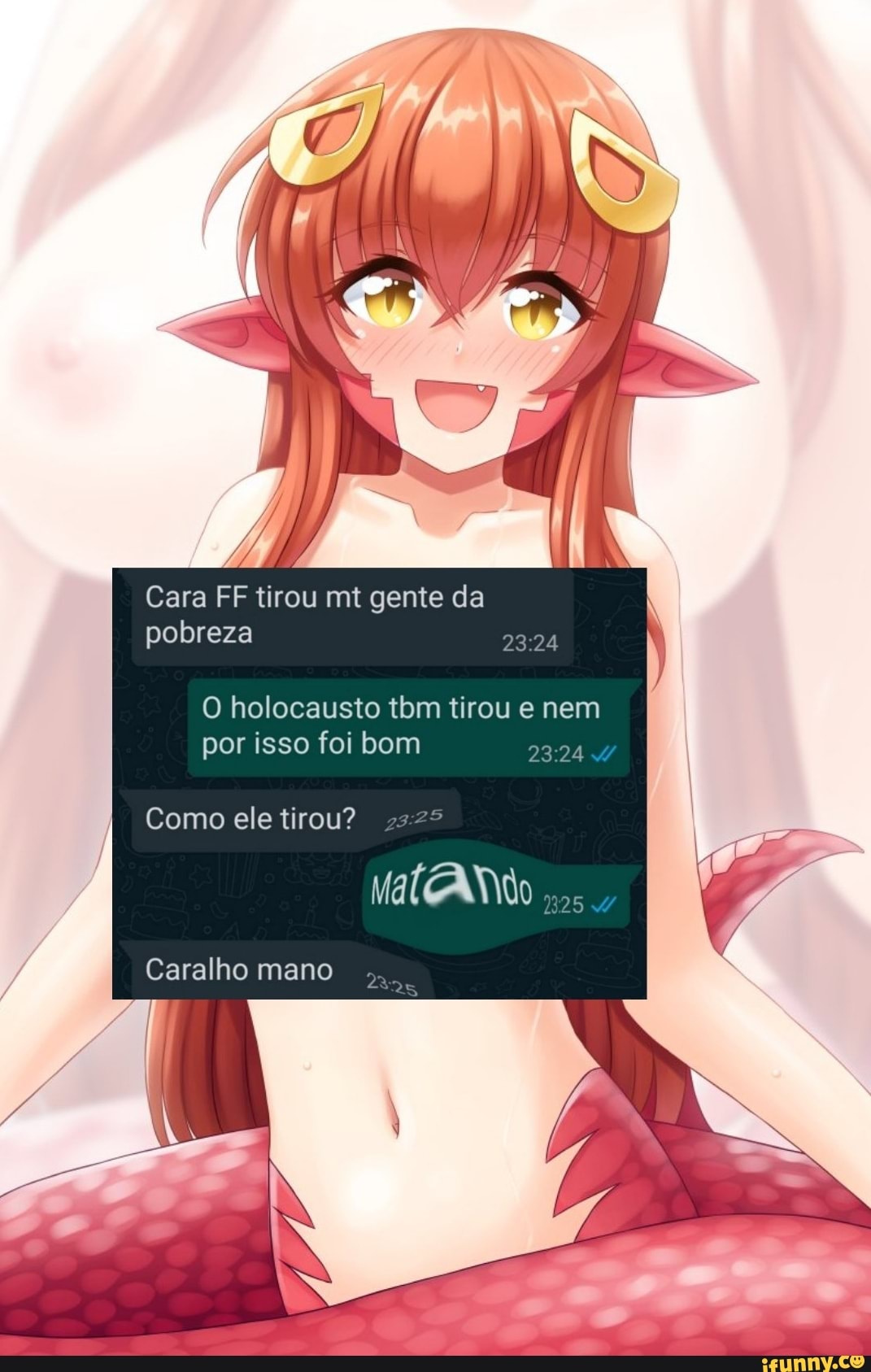 Cara FF tirou mt gente da pobreza
O holocausto tbm tirou e nem por isso foi bom
Como ele tirou?
Caralho mano