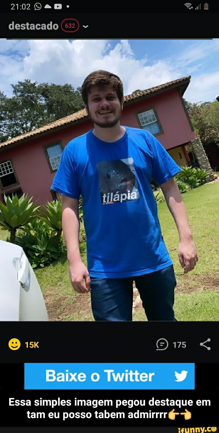 destacado es.
Baixe o Twitter w
Essa simples imagem pegou destaque em tam eu posso tabem admirrrr - Essa simples imagem pegou destaque em tam eu posso tabem admirrrr👉👈