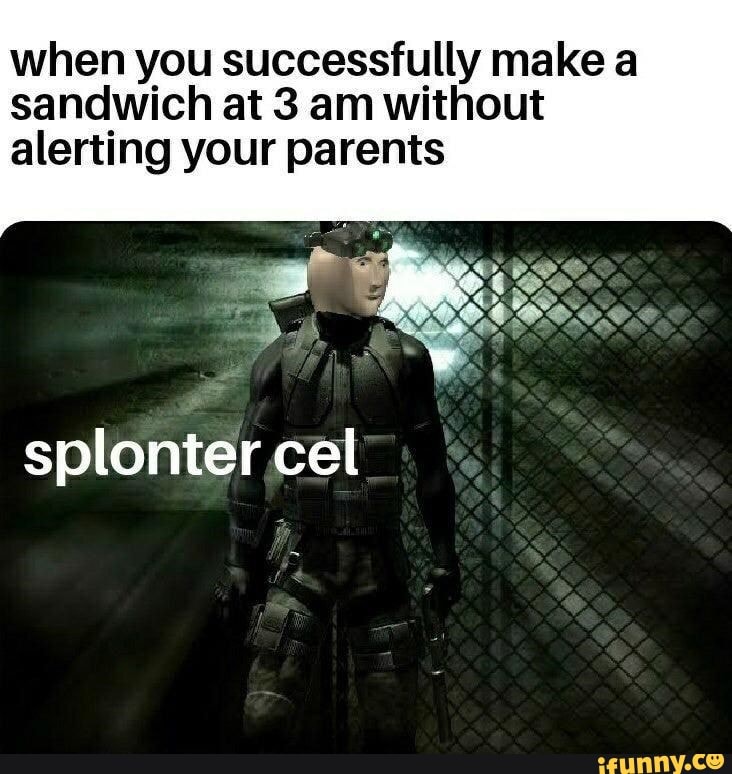 when you successfully make a sandwich at 3 am without alerting your parents
(e) ai I