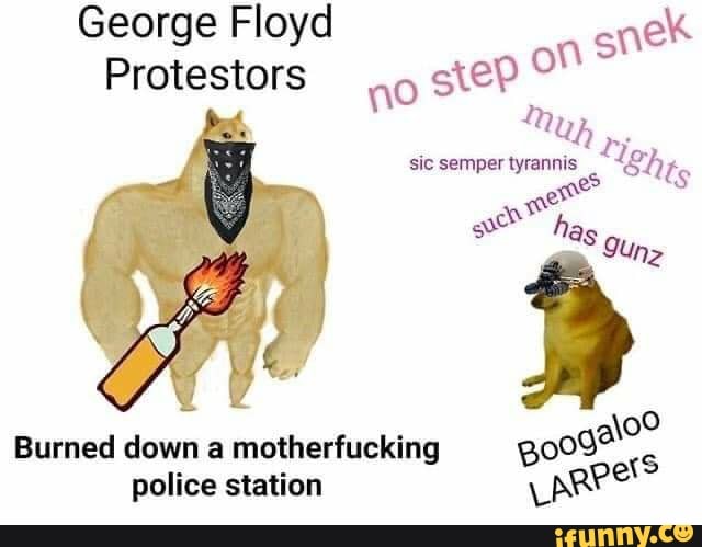 é
o
Burned down a motherfucking
ER
a police station
