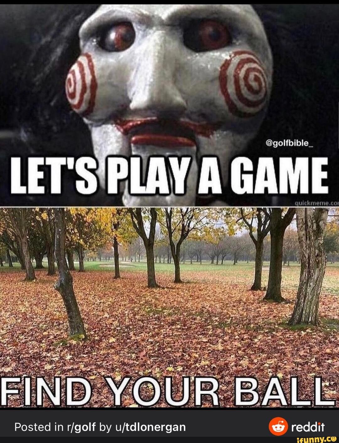 Memes Golf Let S Play A Game Find Your Ball Posted In By Reddit