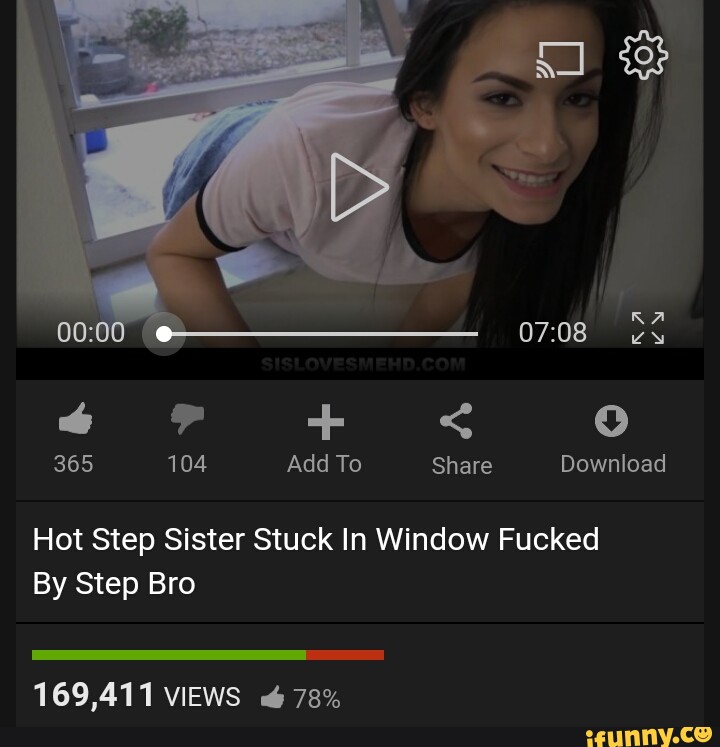 Hot Step Sister Stuck In Window Fucked By Step Bro image pic