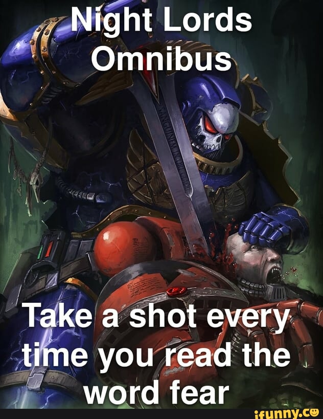 Night Lords Omnibus Take a shot every time you read