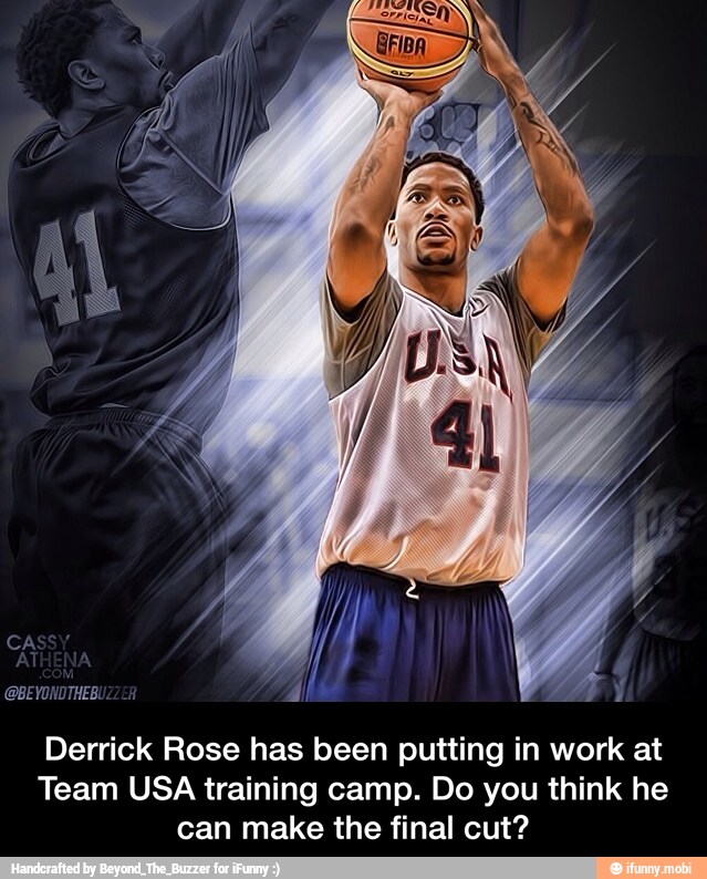 (OBEVONOTHEB!
Derrick Rose has been putting in work at
Team USA training camp. Do you think he
can make the final cut? - Derrick Rose has been putting in work at Team USA training camp. Do you think he can make the final cut?