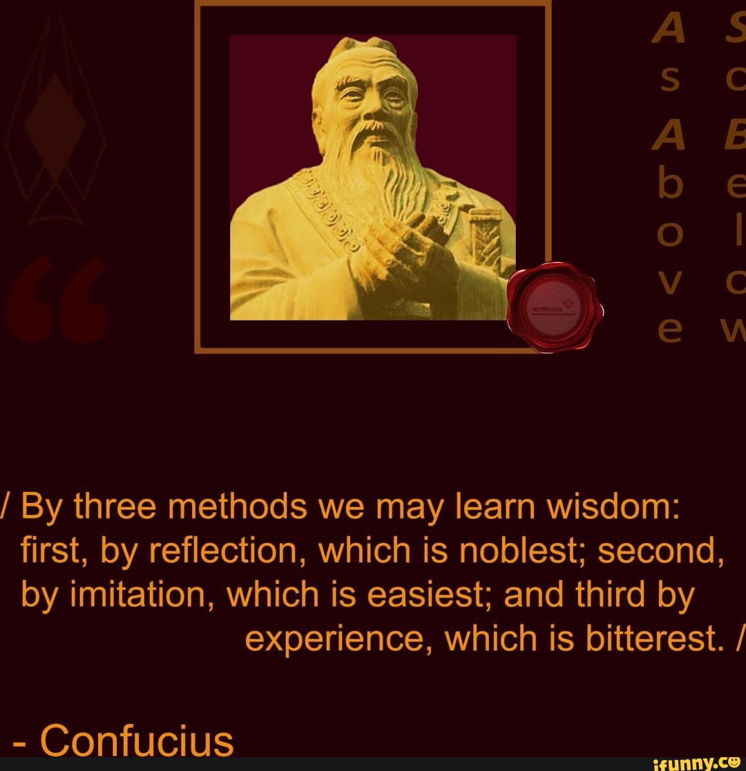 wise confucius meme