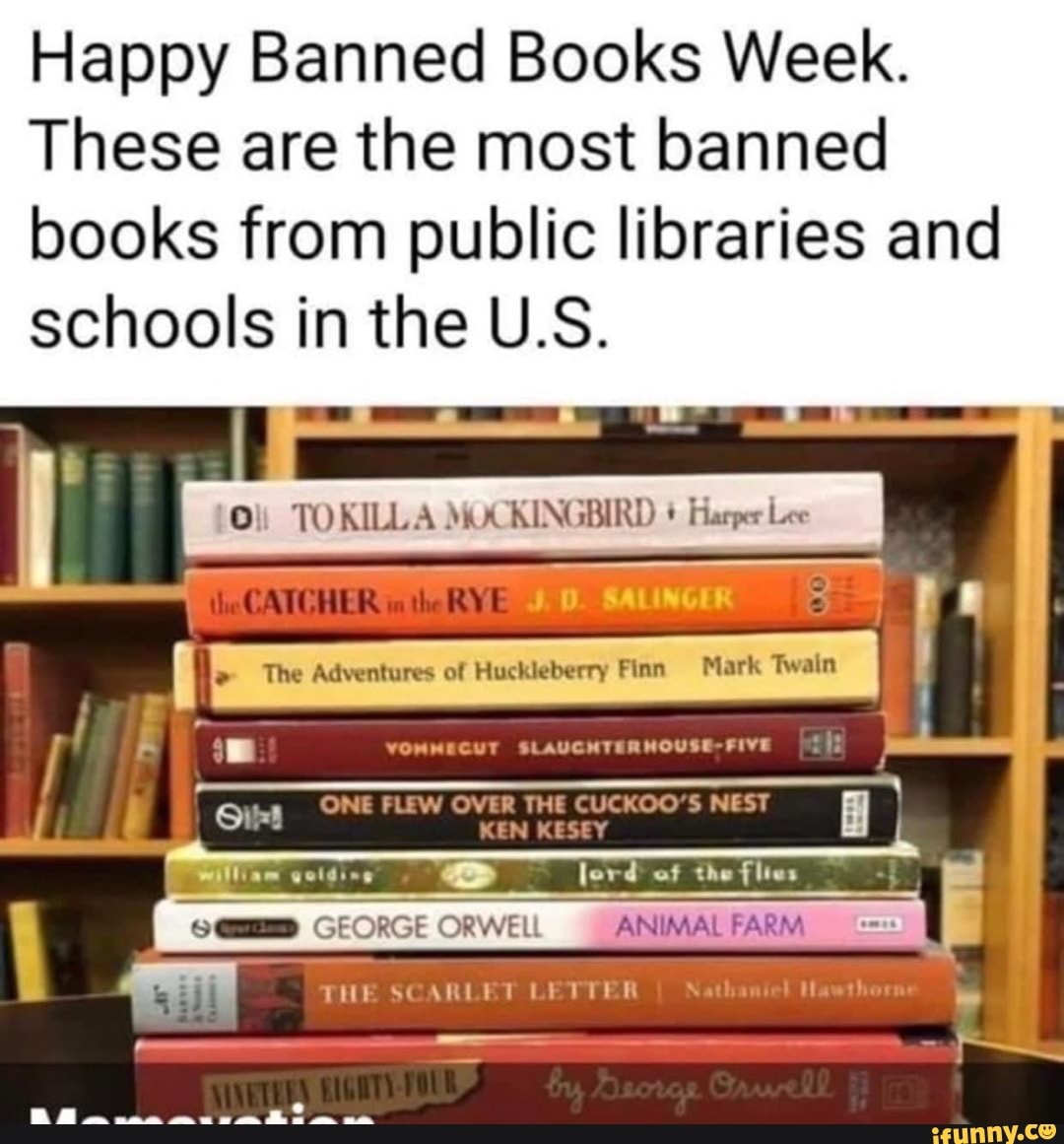 Happy Banned Books Week. These are the most banned books from public