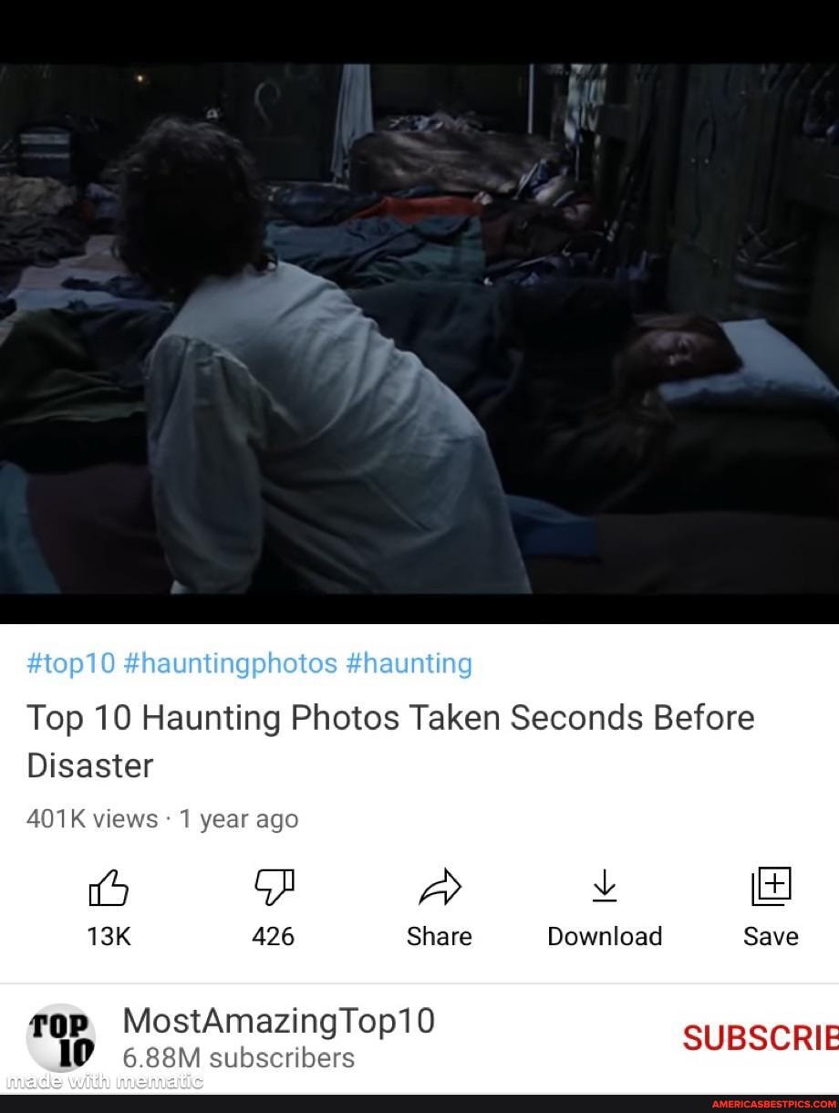 #top10 #hauntingphotos #haunting Top 10 Haunting Photos Taken Seconds ...
