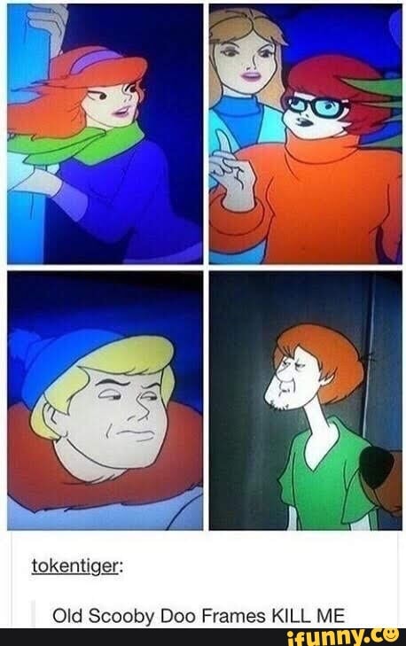 Old Scooby Doo Frames KILL ME - iFunny :)