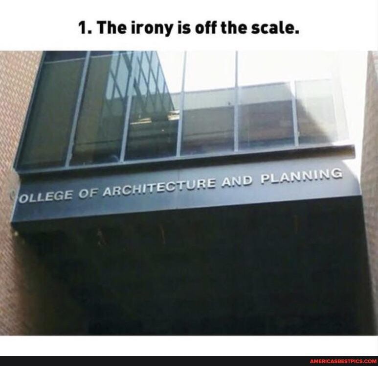 1. The irony is off the scale.
OF AND