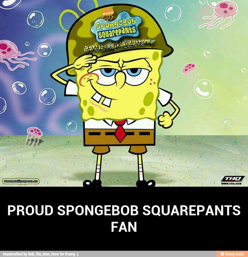 PROUD SPONGEBOB SQUAREPANTS
FAN - PROUD SPONGEBOB SQUAREPANTS FAN