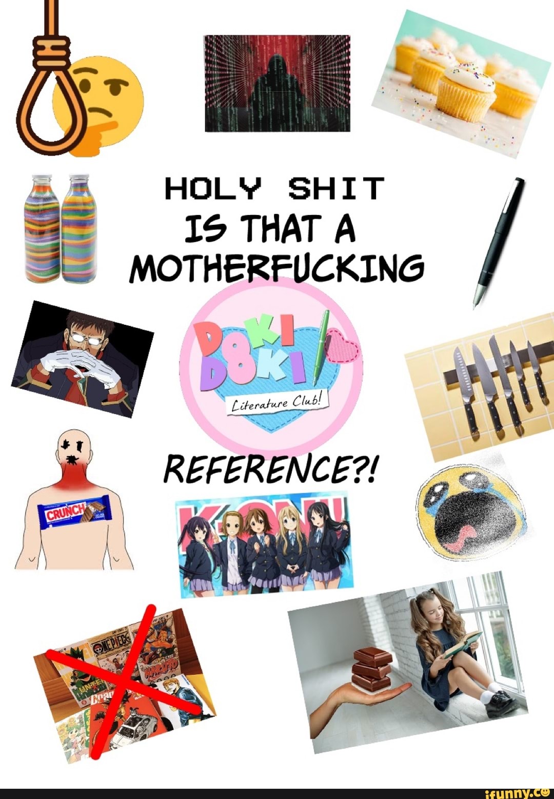 HOLY SHIT IS THAT A MOTHERFUCKING
REFERENCE?!
= PUN I