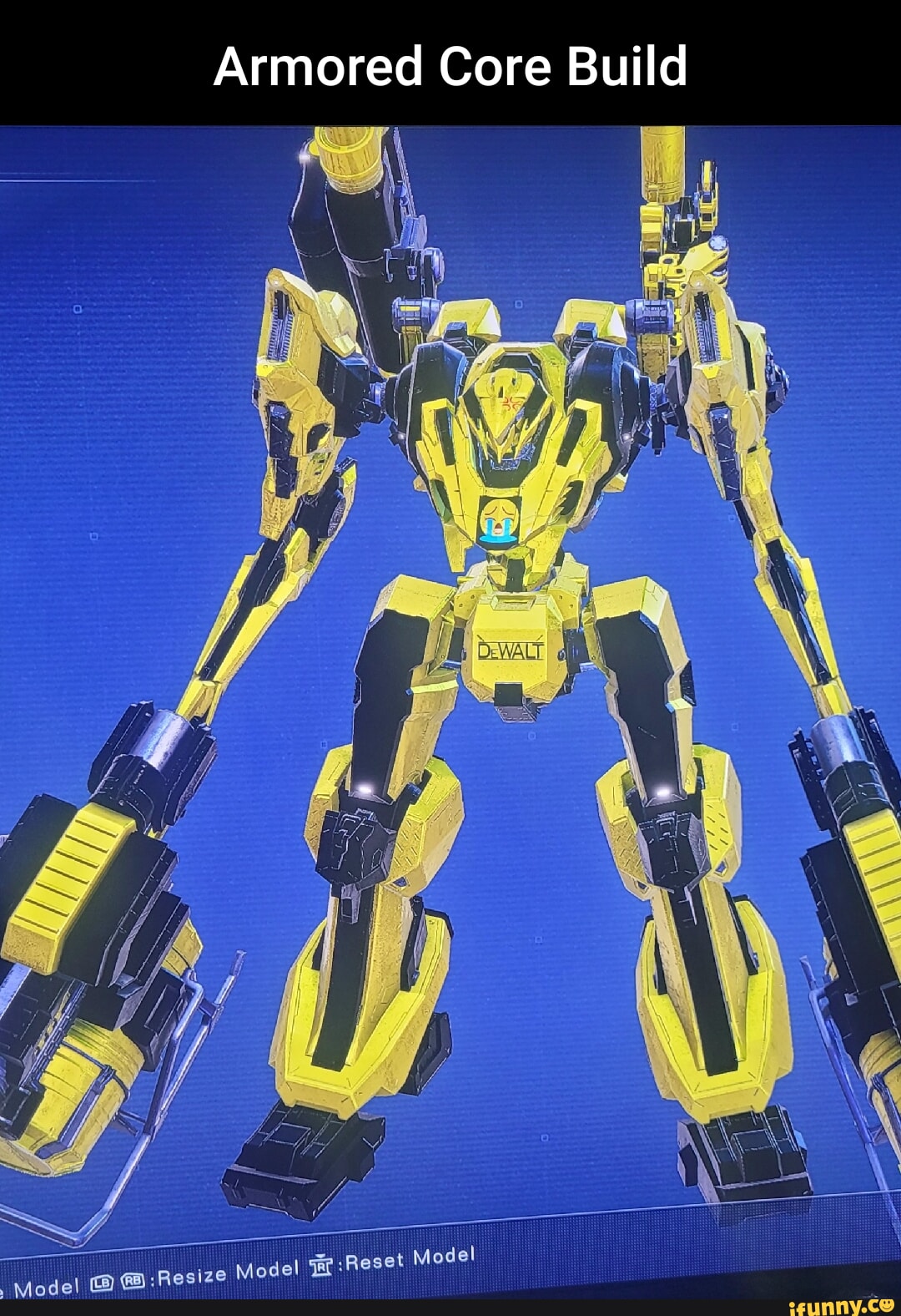 Armored Core Build Model ce) Resize Model Reset Model iFunny
