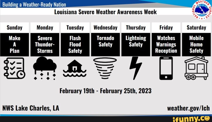 Building a Weather-Read Nation Louisiana Severe Weather Awareness Week ...