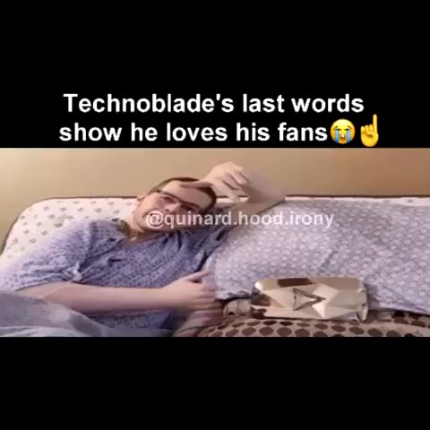 Technoblade's last words read out by his dad in heartbreaking video