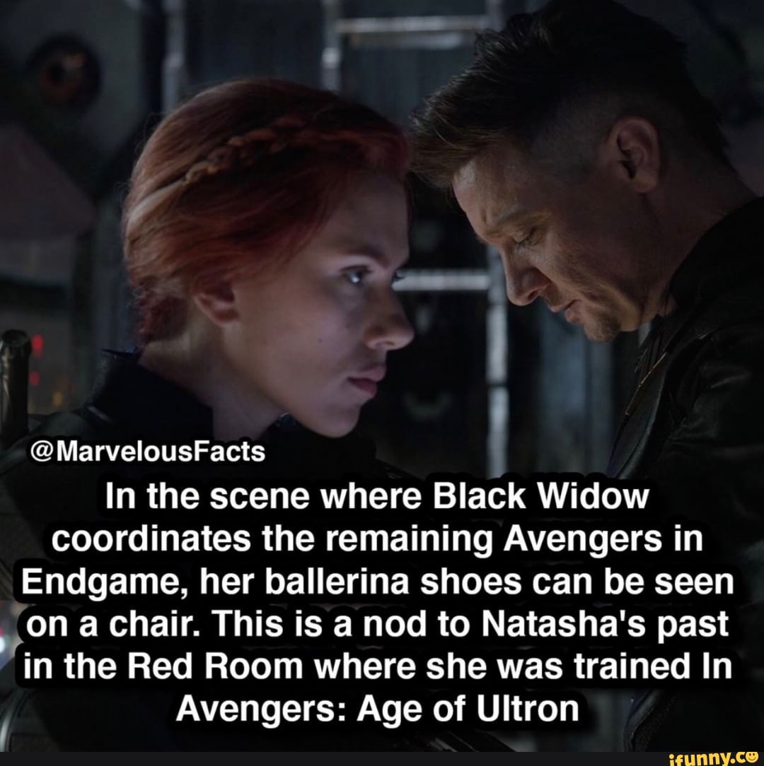 Marvelousfacts In The Scene Where Black Widow Coordinates