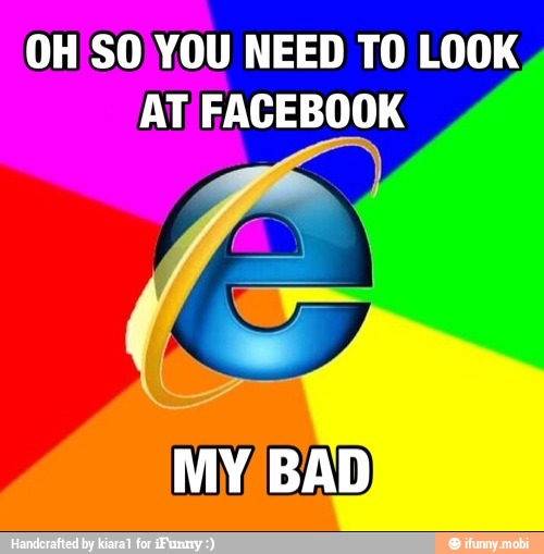 OH SO) YOU NEED TO LOOK
AT FACEBOOK