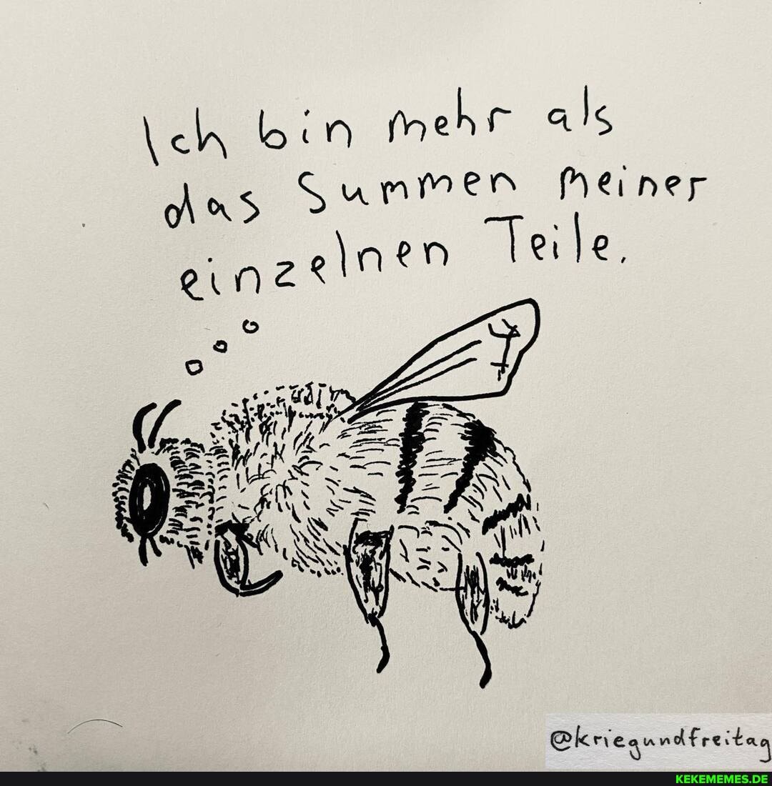 \ch bin mehr als
Meiner ummen nen Teile,
ummen
Aas >
einzel
> 'yh, 723
@krieaundfreitan