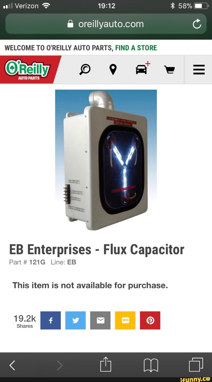 E Oreillyauto Com Welcome T0 O Reilly Auto Parts Find A Store Eb Enterprises Flux Capacitor Part 121g Line Eb This Item Is Not Available For Purchase