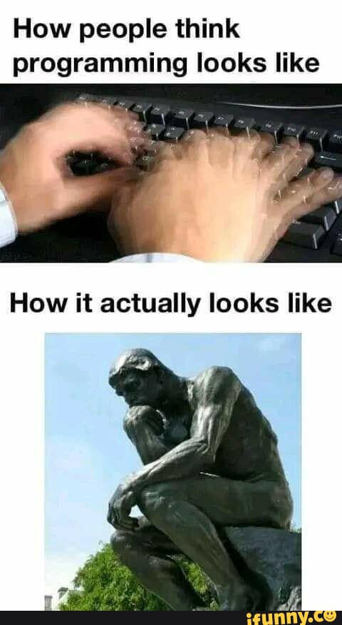 How people think programming looks like How it actually looks like - iFunny