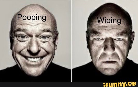 Poopiing
Wiping