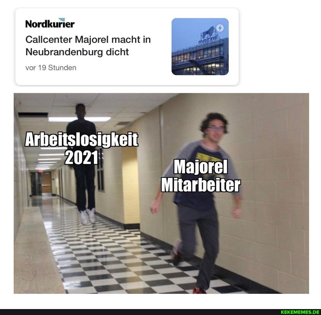 Nordkurier
Callcenter Majorel macht in
Neubrandenburg dicht
vor 19 Stunden
Arbeitslosigkeiti
-2021
Majorel
Mitarheiter