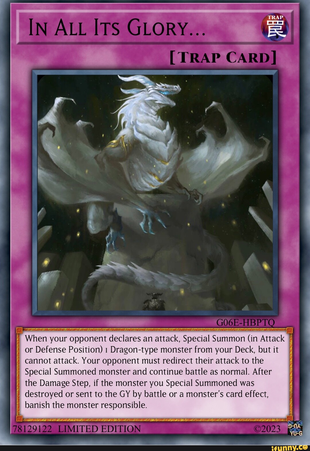 yugioh cards that redirect attacks Ghost Wyvern The Underworld Dragon BLMR Ultra Rare main image 0