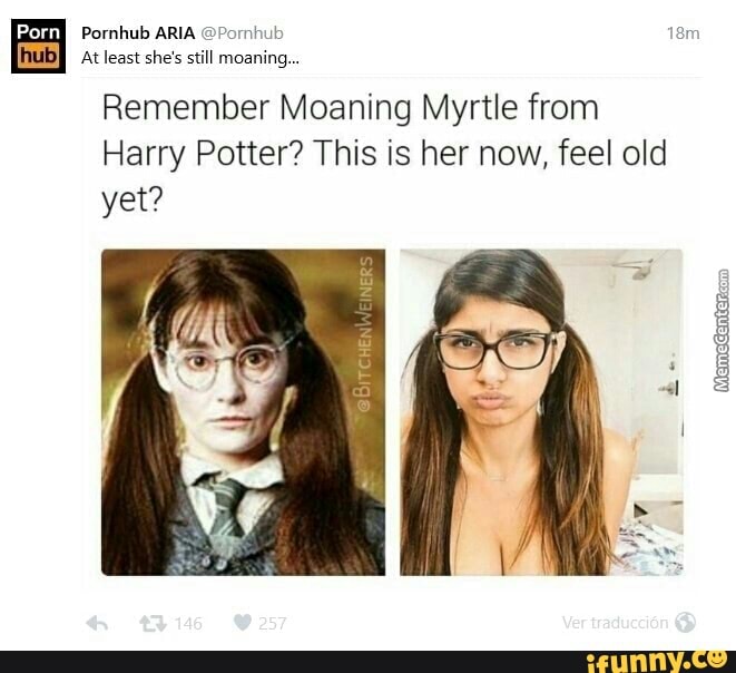 661px x 604px - Porn Pomhub ARIA 3â€œ??qu H: Remember Moaning Myrtle from ...