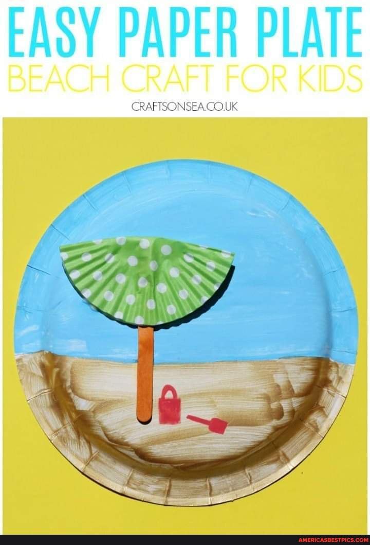 EASY PAPER PLATE BEACH CRAFT FOR UK KIDS - America’s best pics and videos