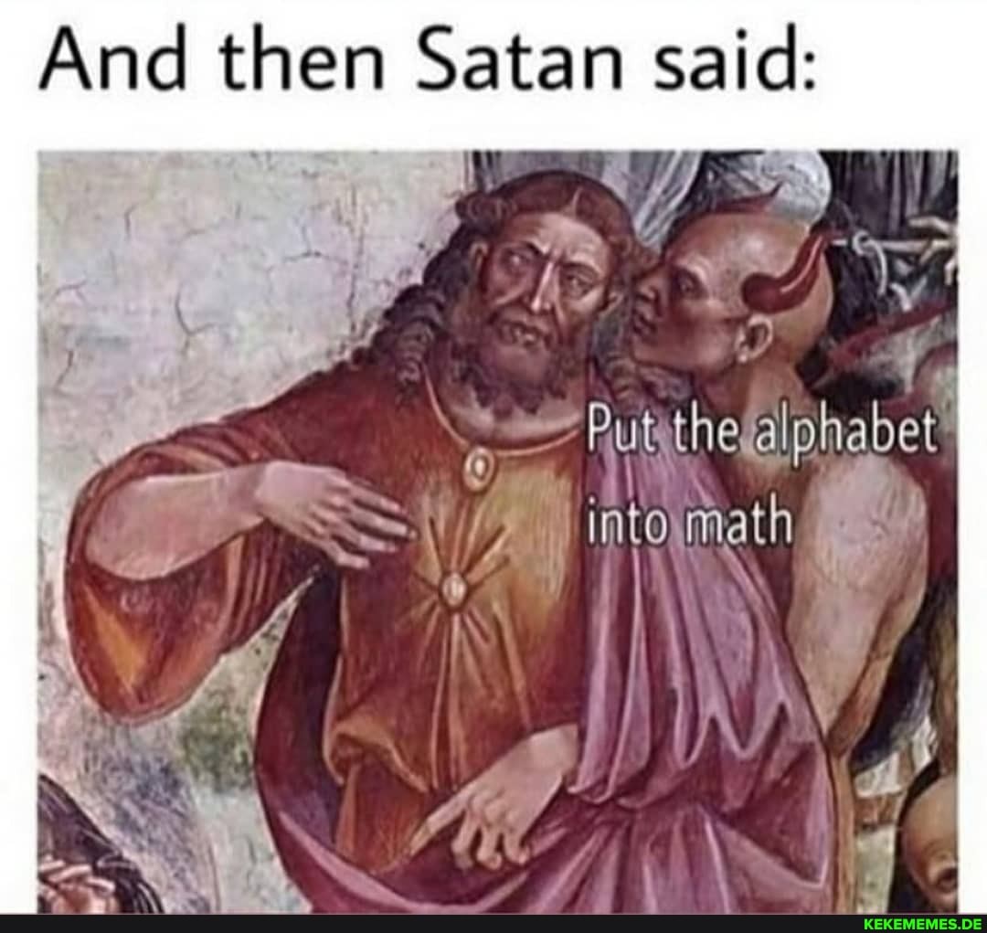 And then Satan said: dhabet theel into