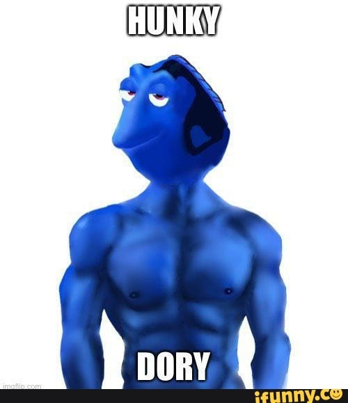 finding, nemo, dory, hunky, haaaah, wordplay, funny