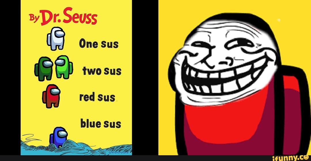 Dr. Seuss One sus Ge) two Sus red sus blue sus iFunny