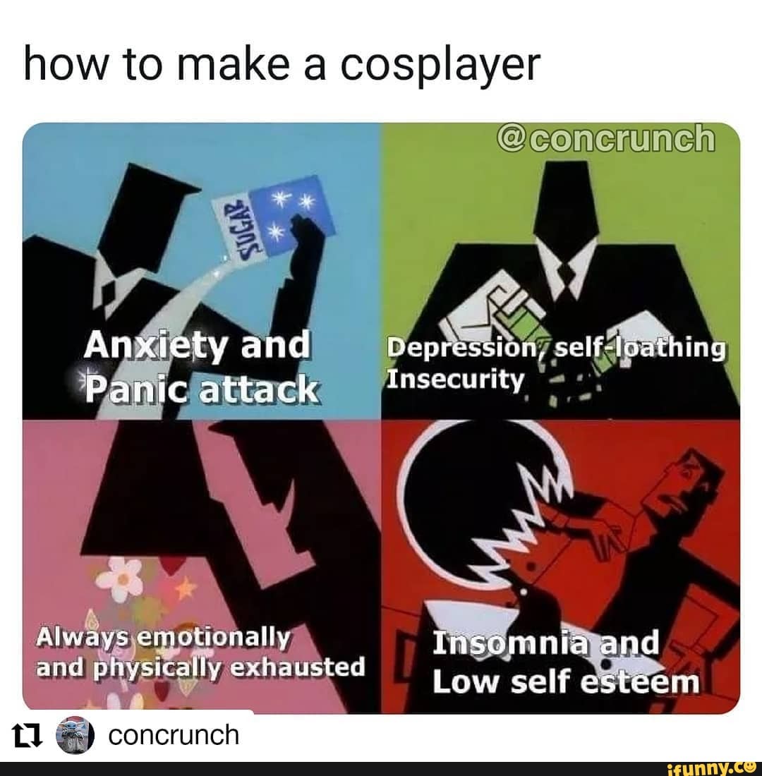 how-to-make-a-cosplayer-concrunch-anxiety-and-depression-self