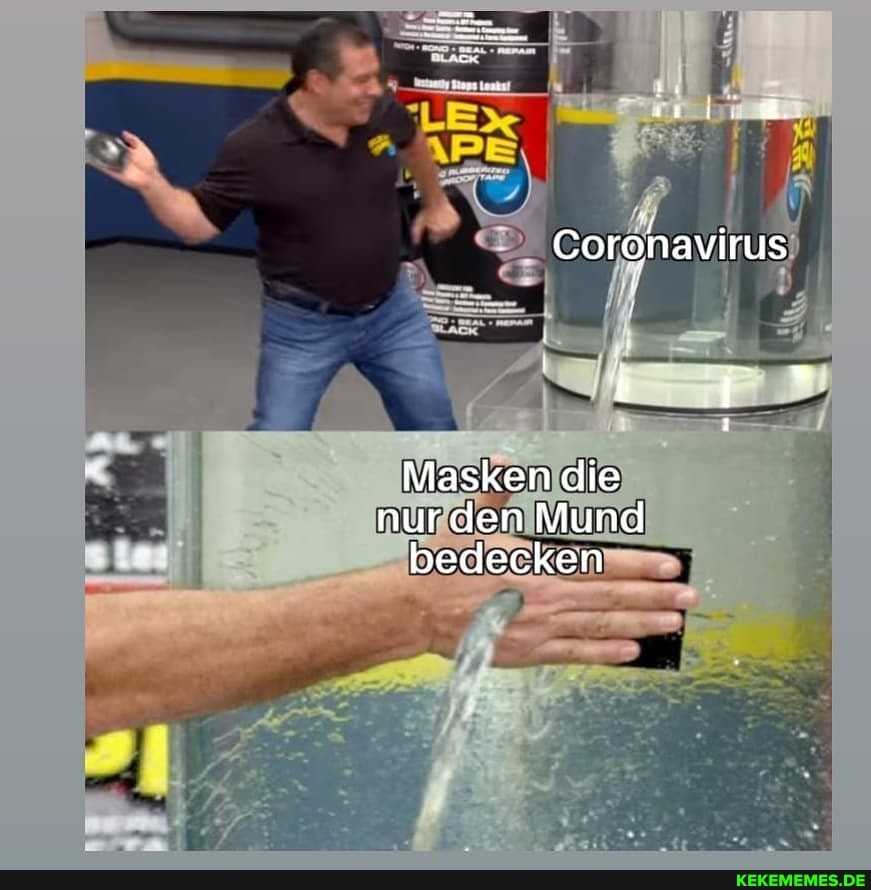 Masken die nur den Mund bedecken