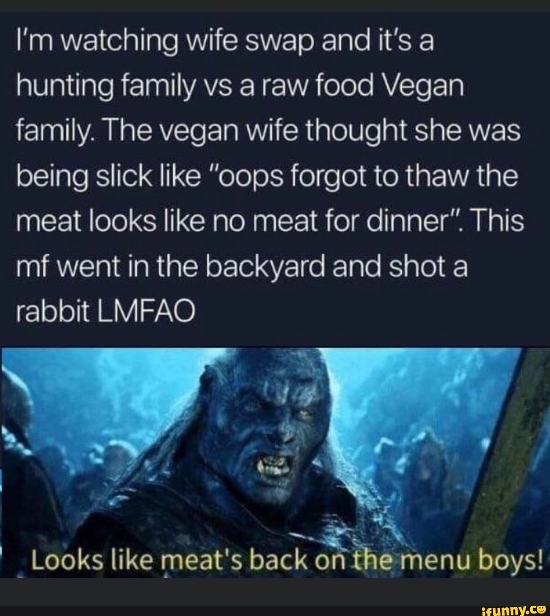 Wife Swap Vegan