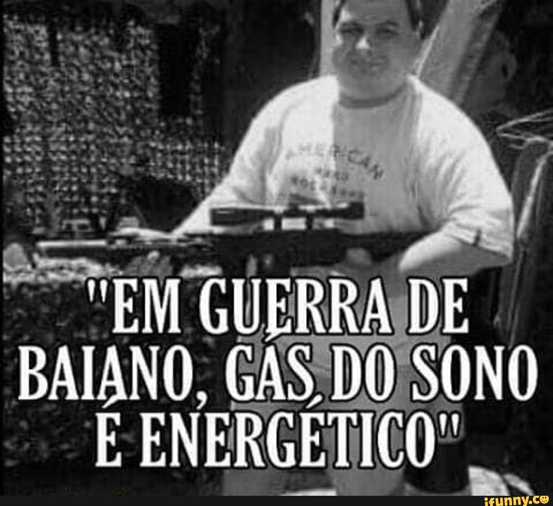 EM GUERRA DE BAIANO, DO SONO ENERGETICO