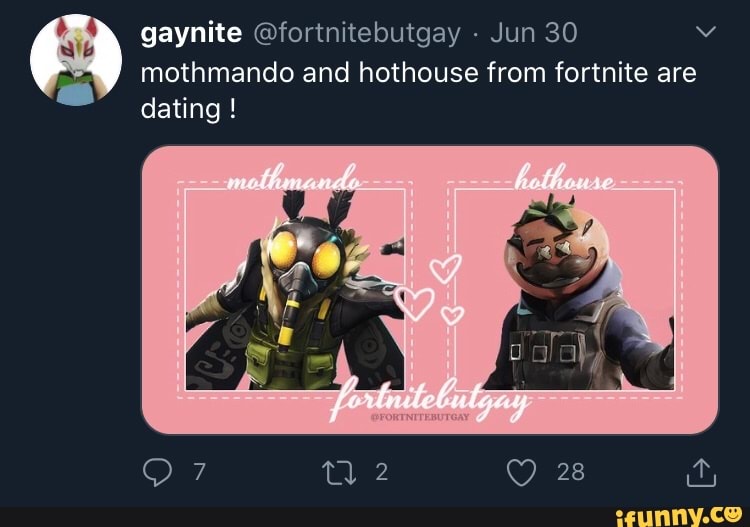 gaynite on X: x-lord and hush from fortnite are dating ! https