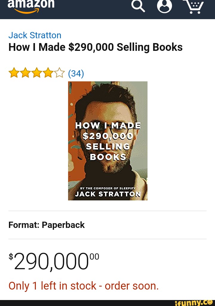 Jack Stratton
How I Made $290,000 Selling Books
Format: Paperback
Only 1 left in stock
order soon.