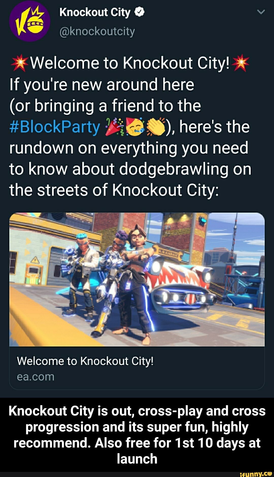 knockout city ranked