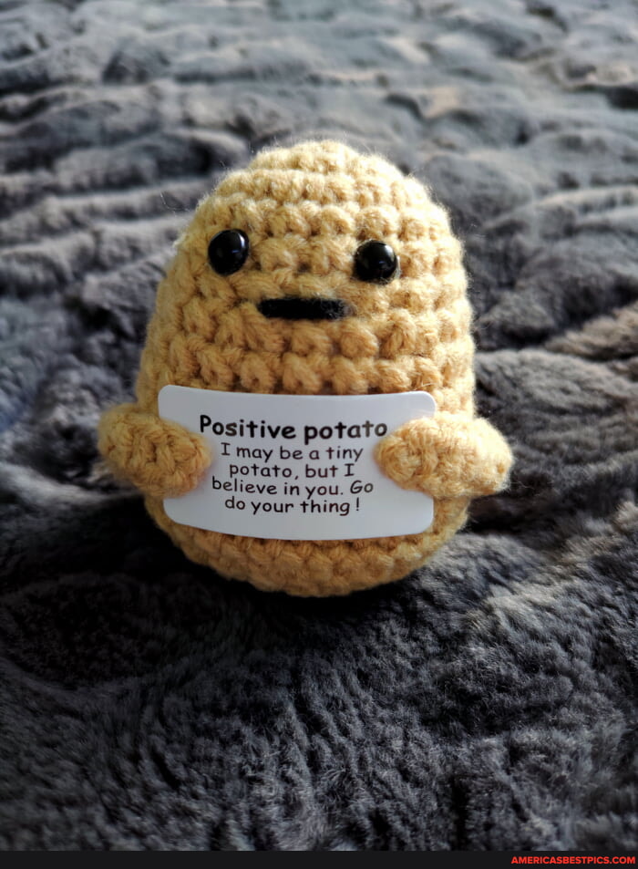 Positive Potato I May be a Tiny Potato but I Believe in you