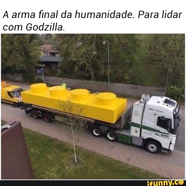 A arma final da humanidade. Para lidar com Godzilla.