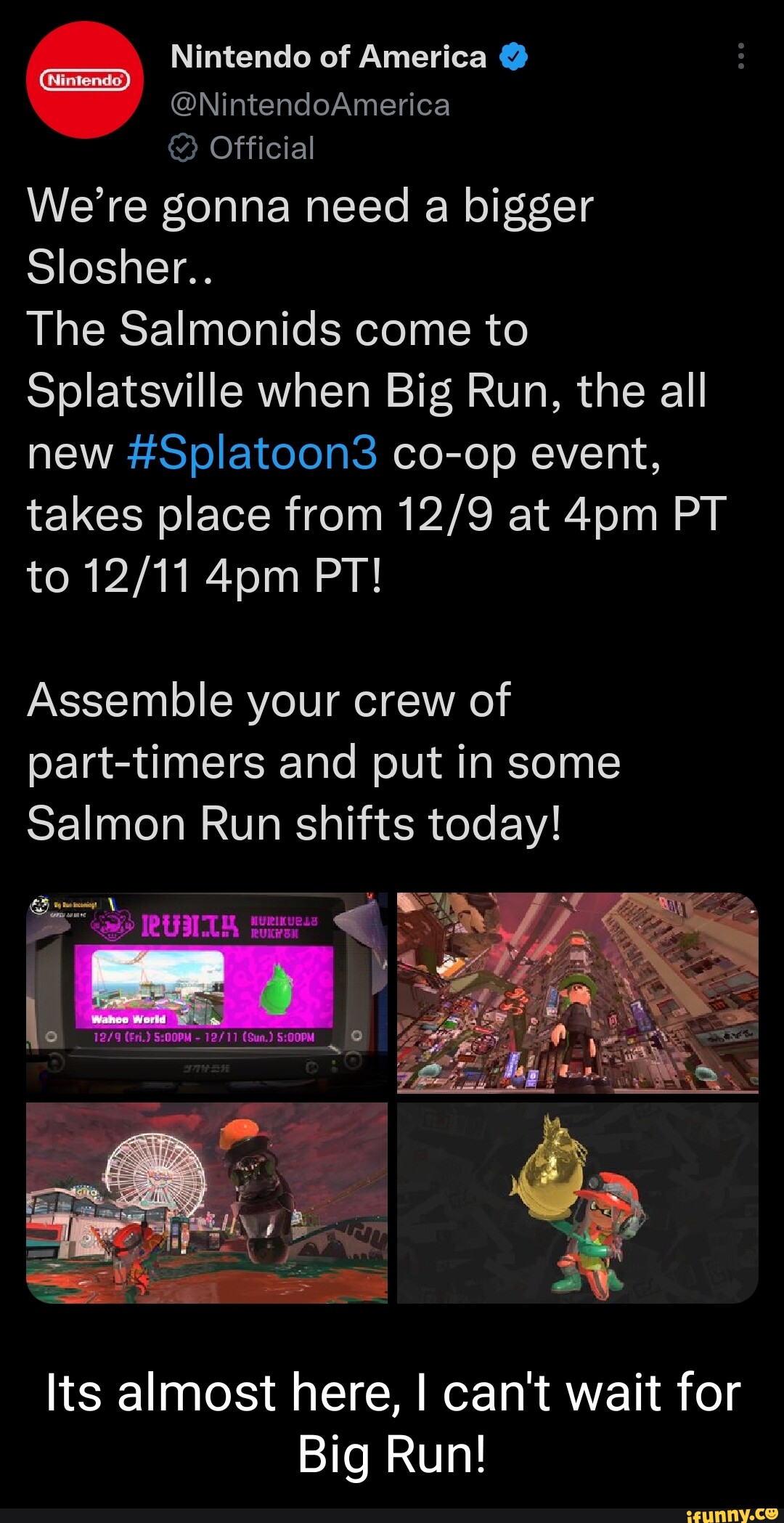 So, are we going to stand around here all day, or are we going to fight? :  r/splatoon