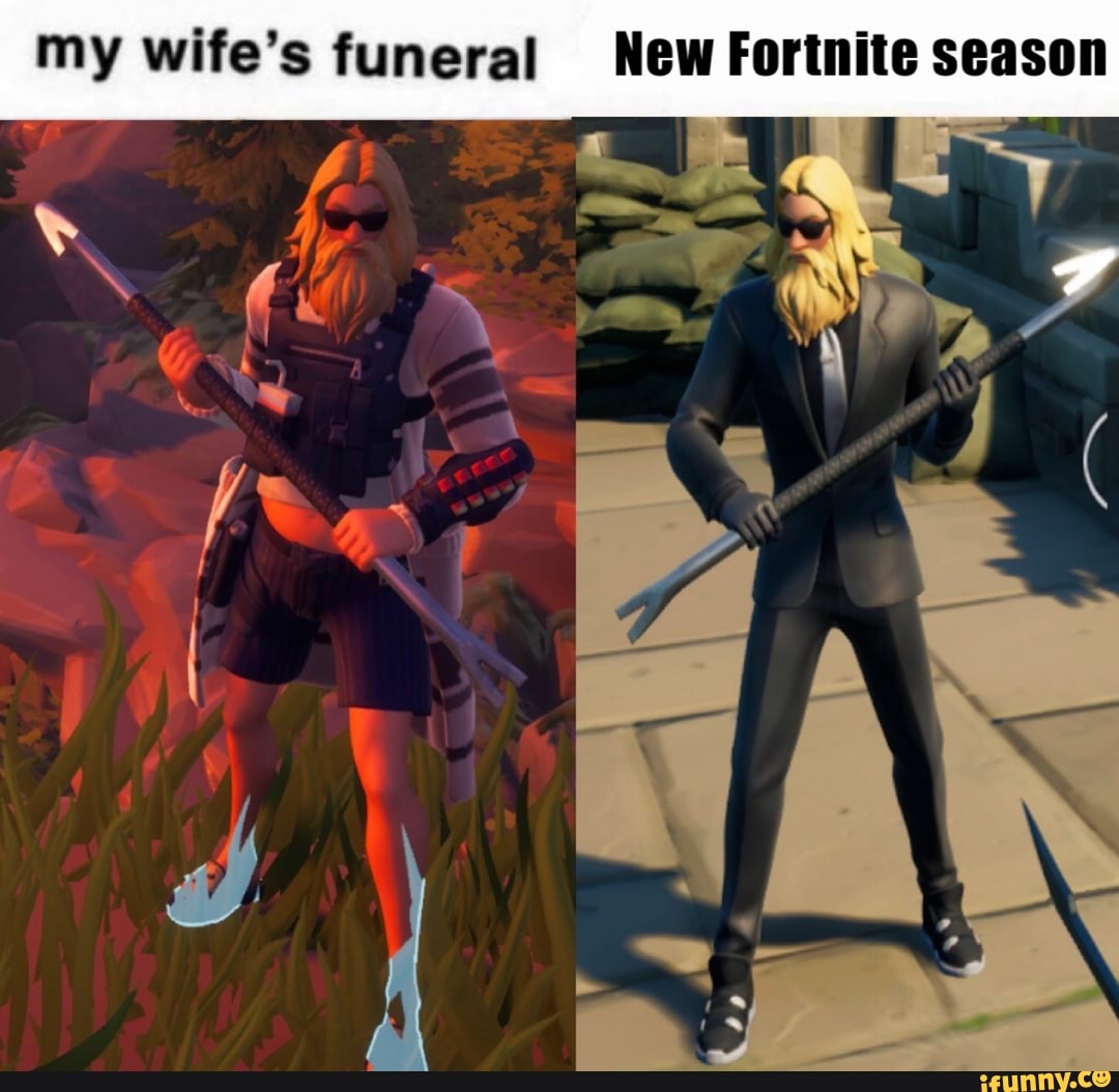 my wife's funeral New Fortnite season