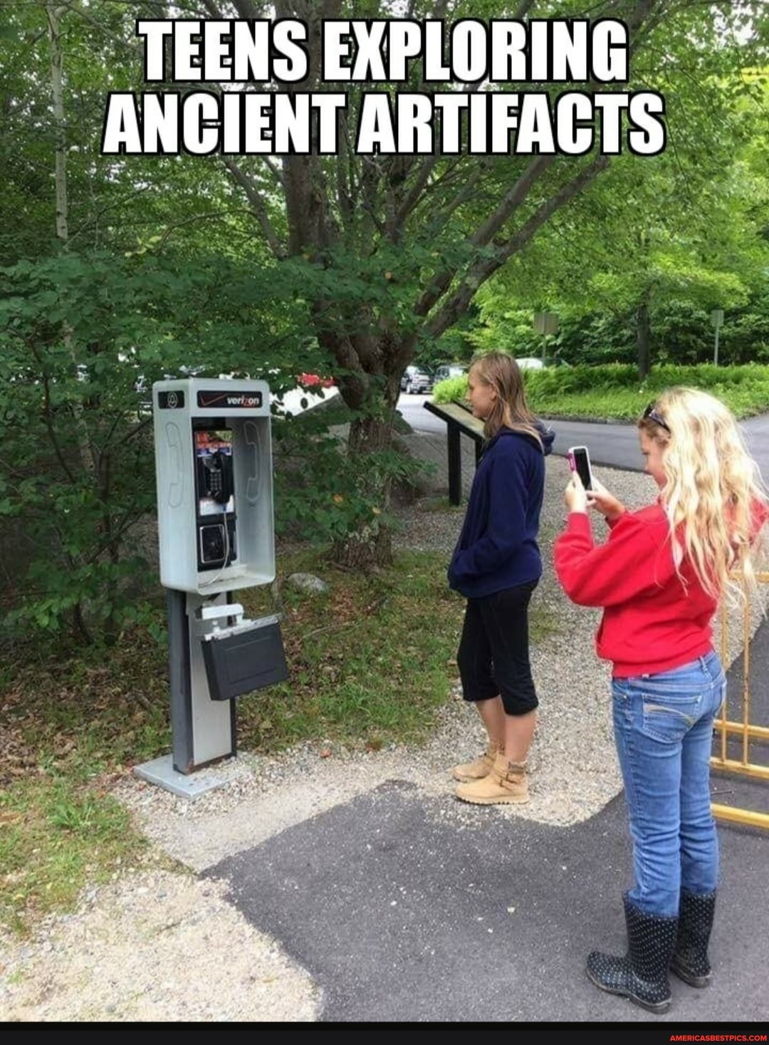 TEENS EXPLORING ANCIENT ARTIFACTS